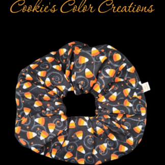 Halloween Black Candy Corn Swirls