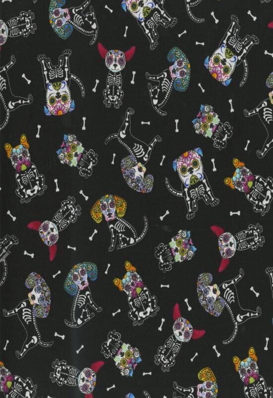 Halloween Sugar Skulls Dogs - Image 2