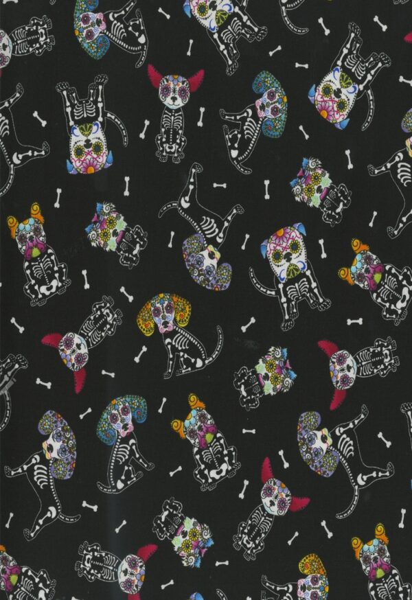 Halloween Sugar Skulls Dogs - Image 2