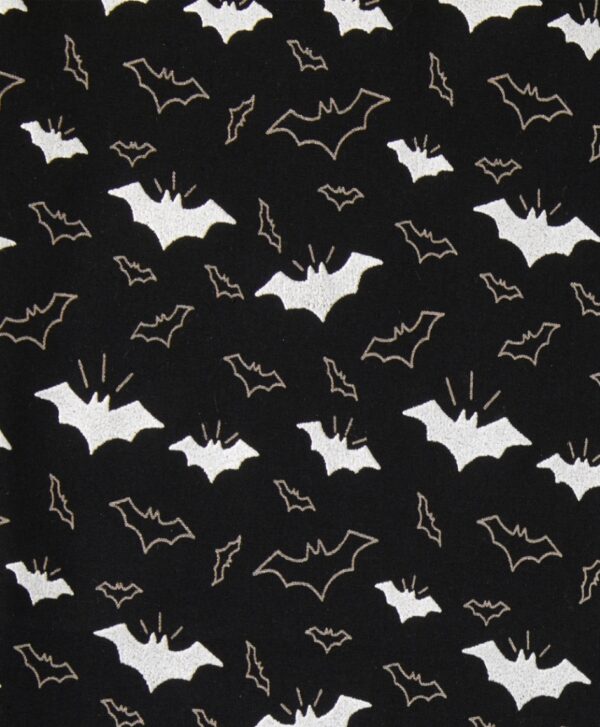 Halloween Glitter Silver Bats - Image 2