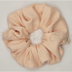 Light Pink Knit Scrunchie