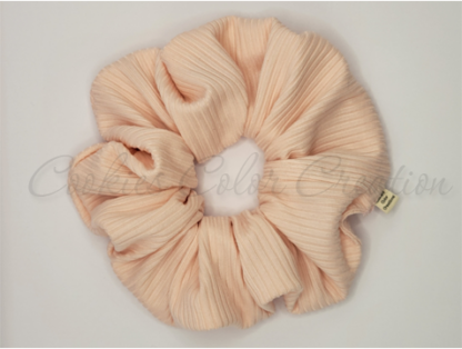 Light Pink Knit Scrunchie