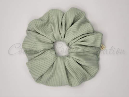 Mint Knit Scrunchie