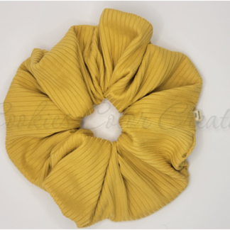 Mustard Knit Scrunchie