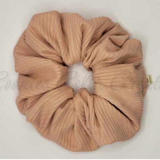 Pink Knit Scrunchie