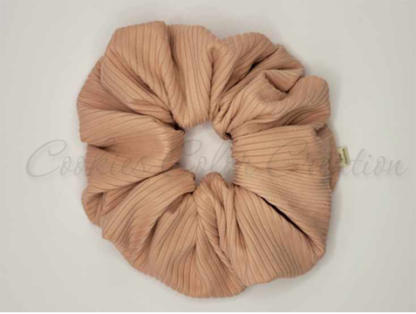 Pink Knit Scrunchie